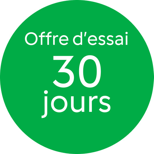 Logo offre 30 jours satisfait ou remboursé
