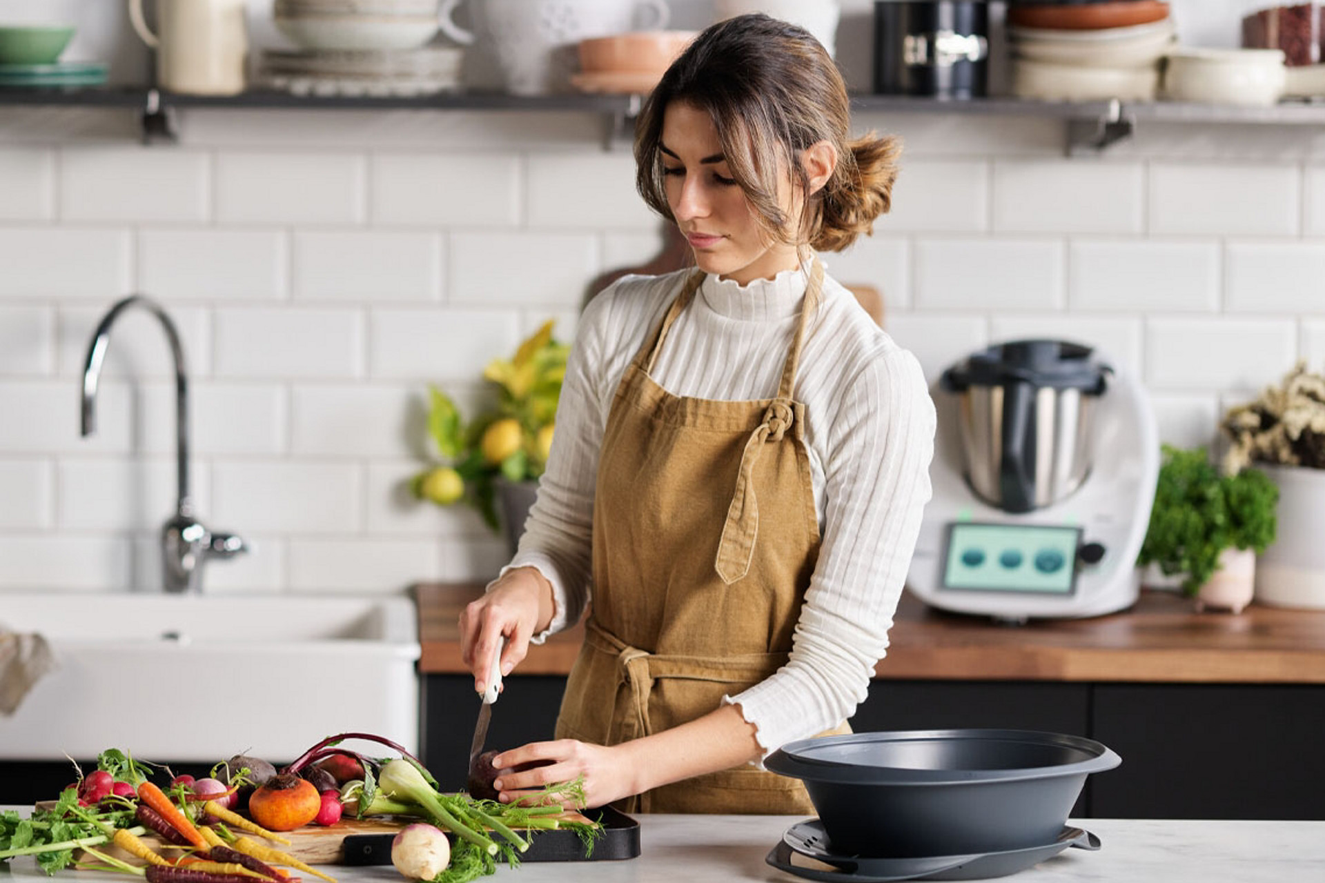 Balance de cuisine avec appli de nutrition