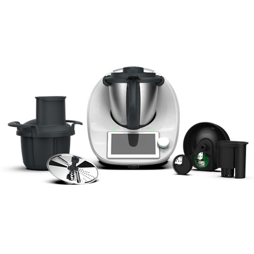 Découpe-minute + Thermomix composé du découpe-minute et du découpe-spirale