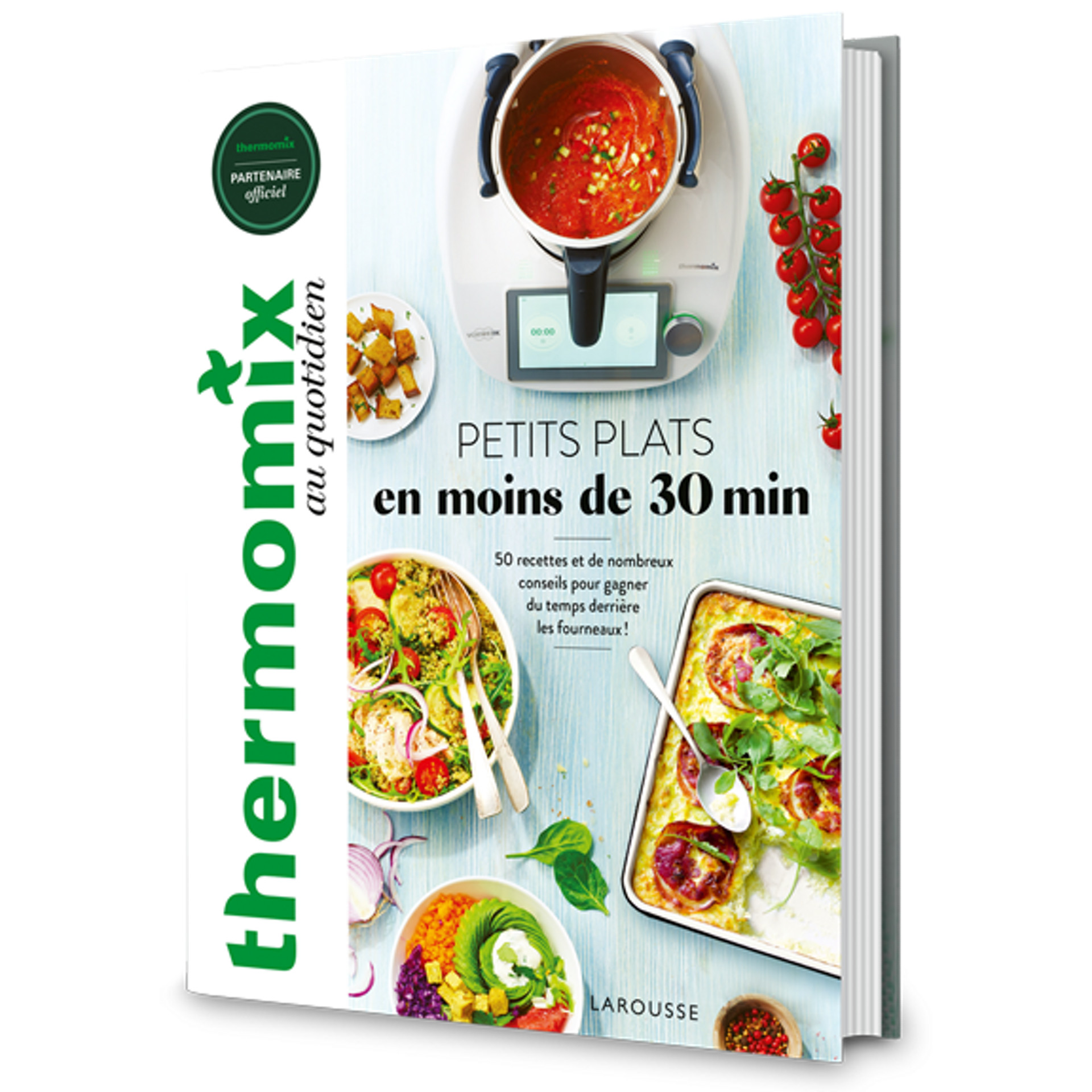 Carnet de recettes Thermomix® - Je cuisine en moins de 30 min (Larousse)