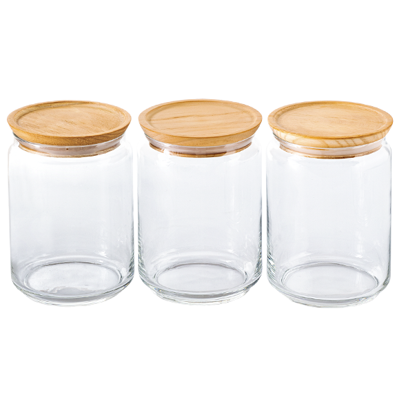 Bocaux de Conservation en Verre Hermétiques 3 Litres ( Lot de 2 ) Pot Bocal