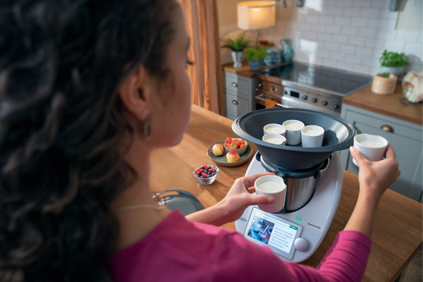 Yaourts cuits au robot pâtisser Thermomix TM6