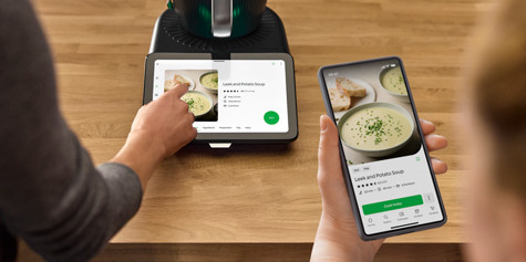 FR thermomix tm7 cookidoo application soupe