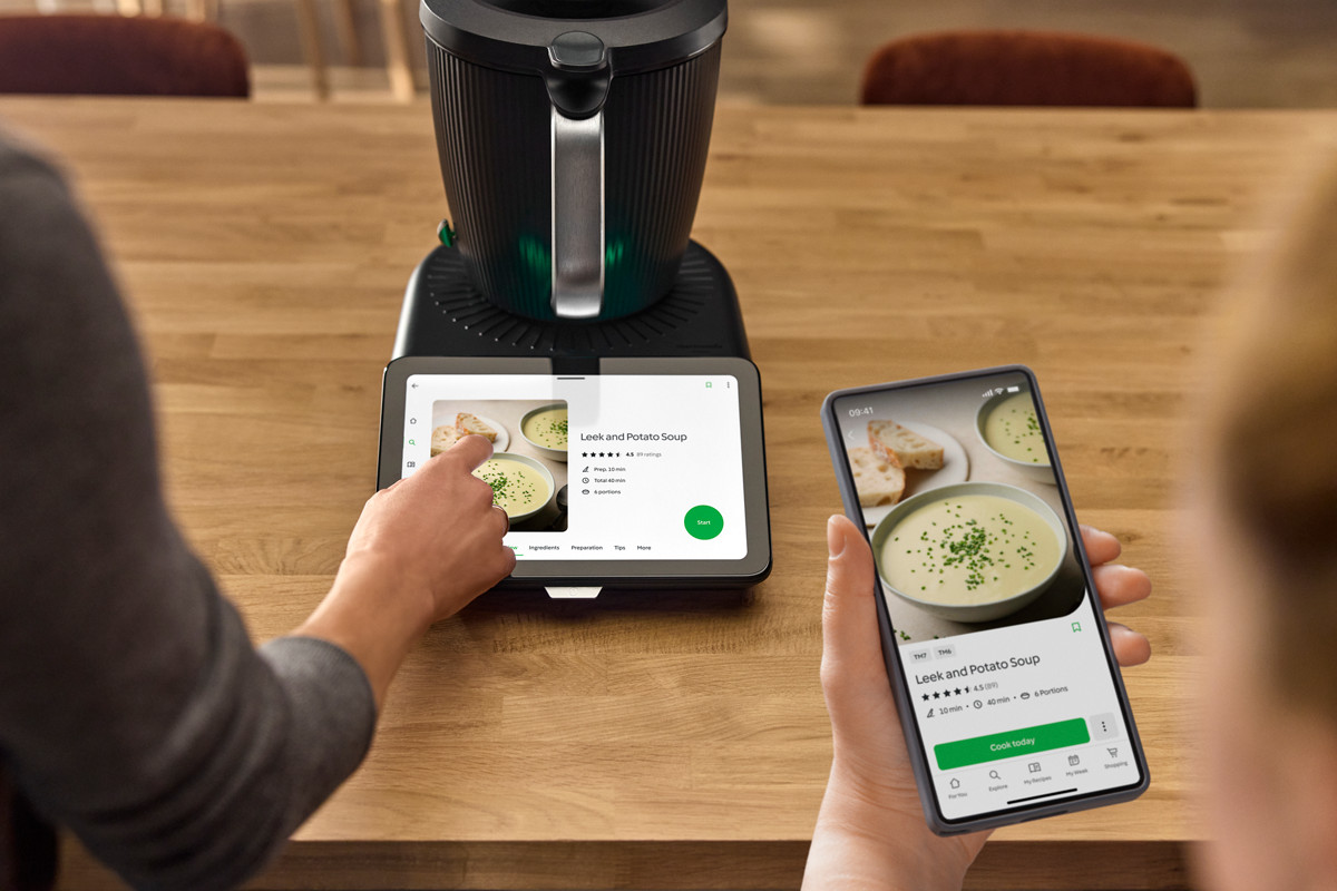 atelier cuisine avec un robot mixeur