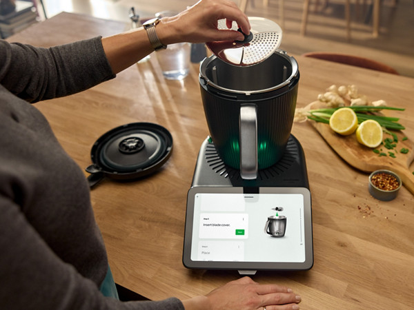 FR thermomix tm7 couvre lame eplucheur installation