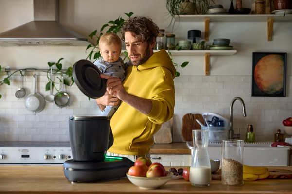 Robot multifonction Thermomix gain de place sur le plan de travail