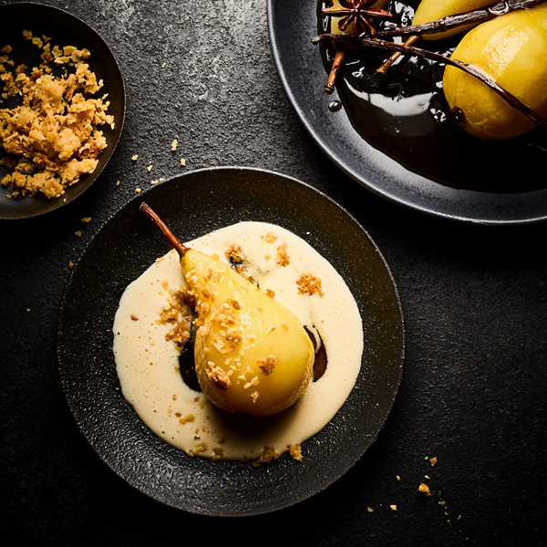 Poires cuites au Varoma du robot pâtisser Thermomix TM7