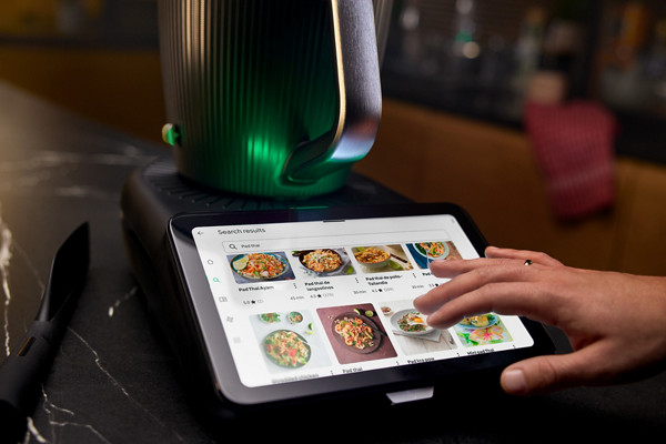 Zoom sur l'écran du Thermomix® TM7