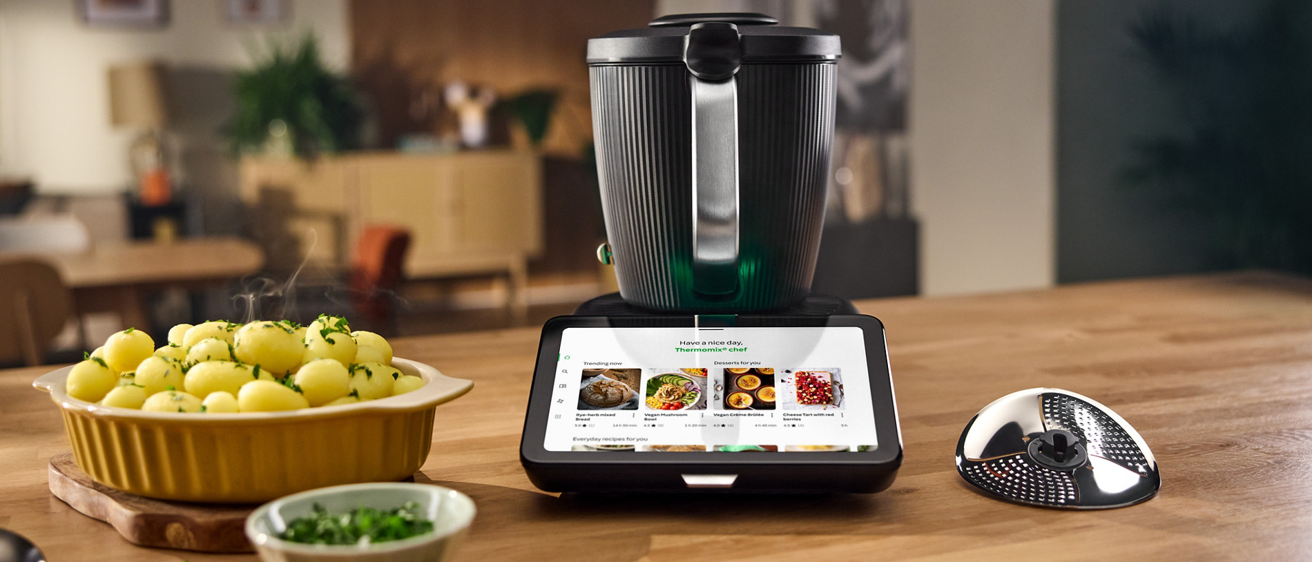 FR thermomix tm7 stand alone couvre lame eplucheur