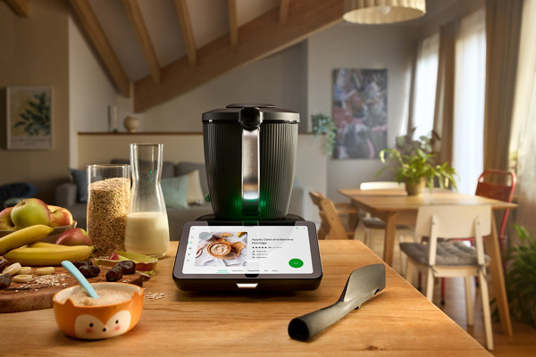 FR thermomix tm7 stand alone porridge cereales fruits spatule