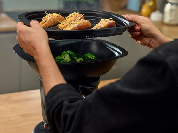 FR thermomix tm7 varoma cuisson multi niveau saumon legumes