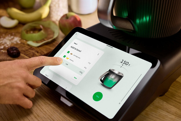 Zoom sur l'écran du Thermomix® TM7