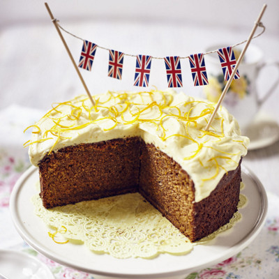 Typisch englisches Gebäck: Carrotcake