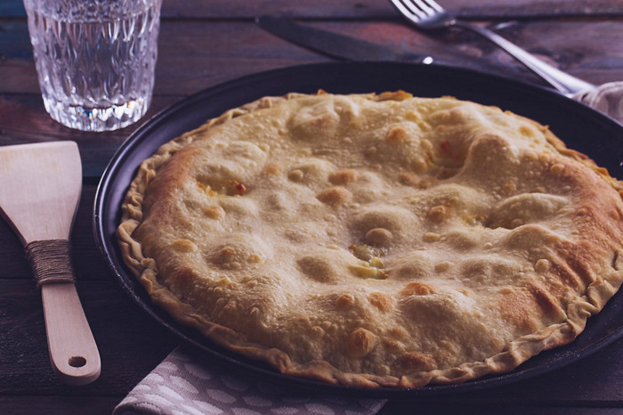 Focaccia al formaggio di Recco