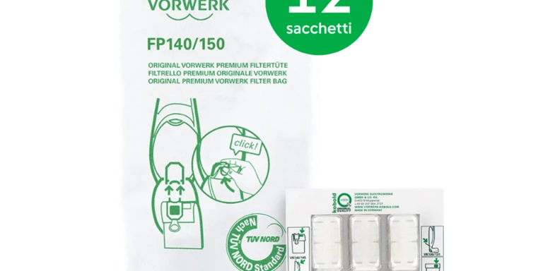 41472 VORWERK FOLLETTO CONFEZIONE 3 SACCHETTI SOTTOVUOTO MODELLO VB15