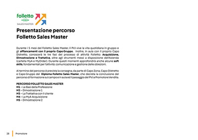 Folletto Catalogo Sales Force Training 2025 Pagina 28