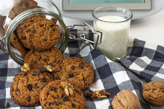 Galletas chocolate y nuez 1