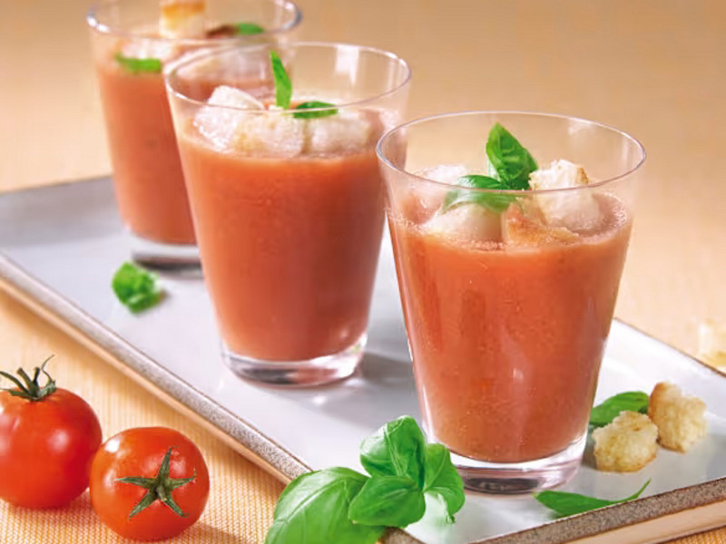 Prepara il vero gazpacho spagnolo con Bimby!