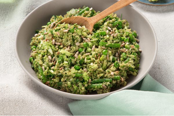 Grüner Quinoasalat - lauwarm