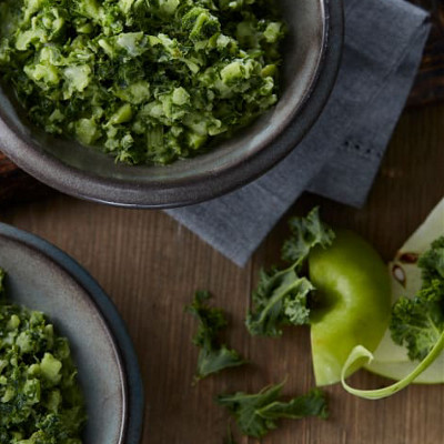 Gruenkohl-Apfel-Salat