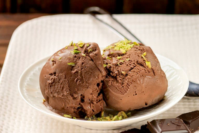 Helado  chocolate