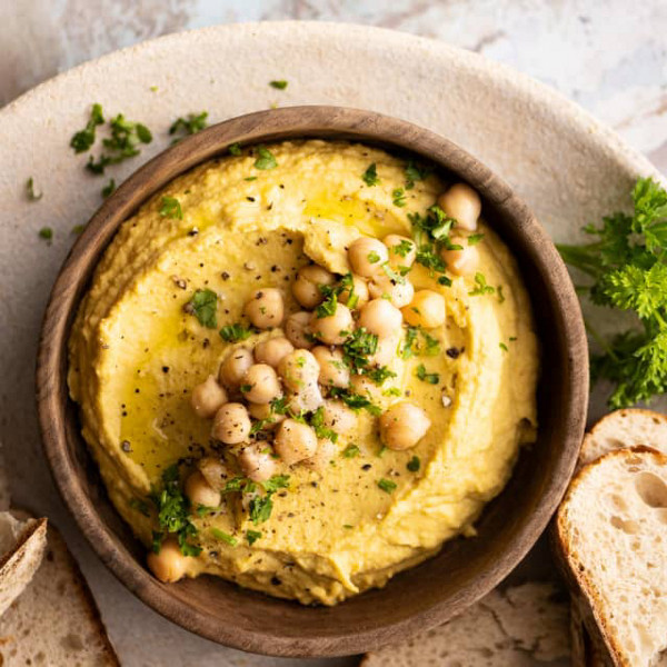 Hummus al riciclo di verdure
