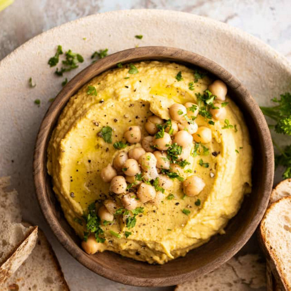 Hummus al riciclo di verdure