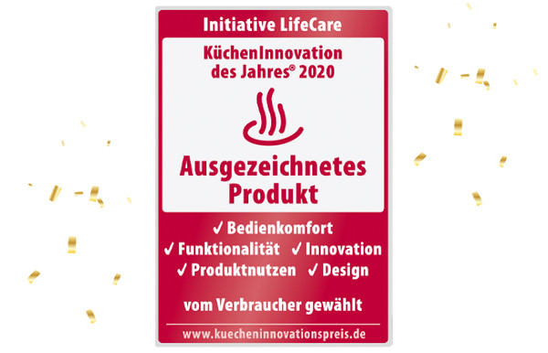 Initiative LifeCare AusgezeichnetesProdukt Logo