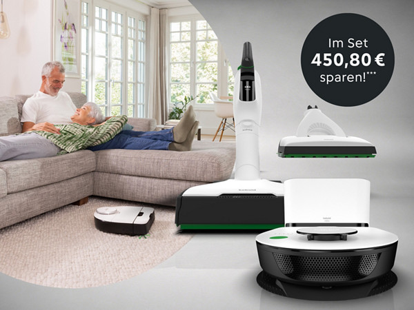 Akku-Staubsauger, Polsterbürste, Saugwischer & Saugroboter