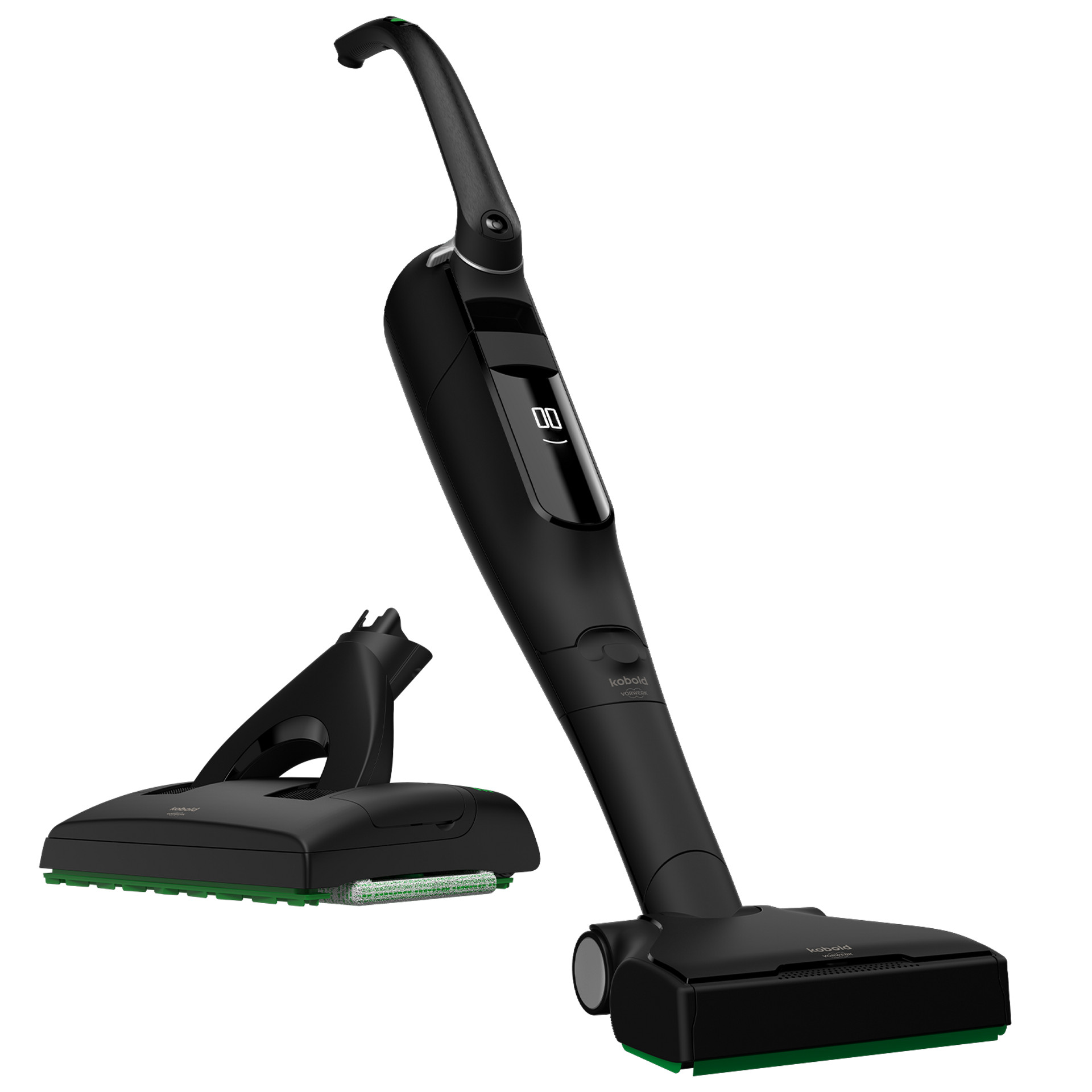 Akku-Staubsauger & Saugwischer in Schwarz mit Siegel