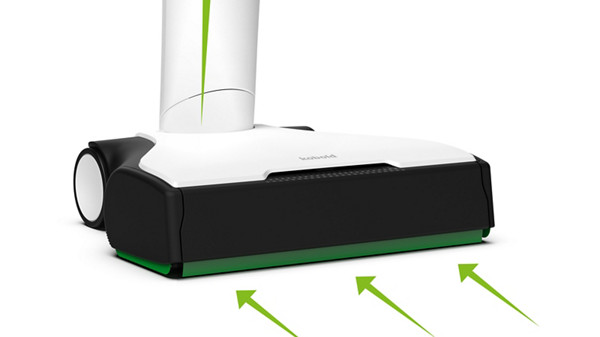 EB7 Elektrobürste mit Luftstrom-Visualisierung