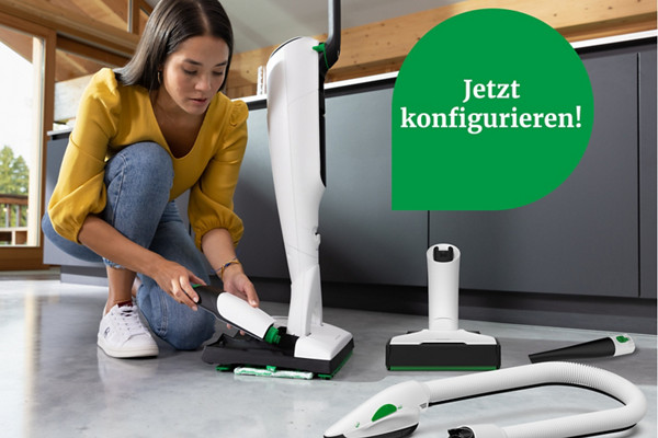 Produktkonfigurator: In 3 Schritten zu deinem passenden Staubsauger-Set