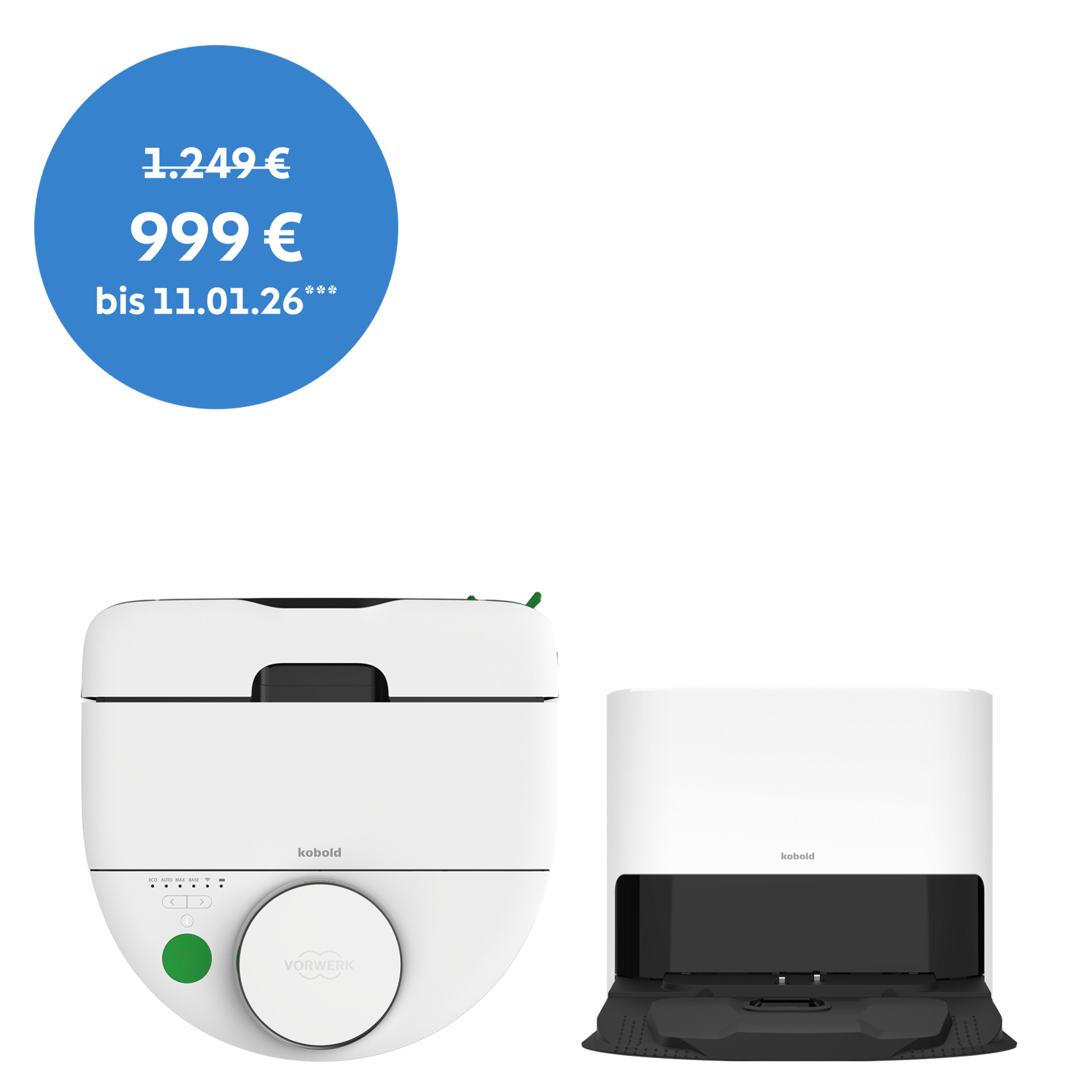 VR7 Saugroboter mit RB7 Servicestation