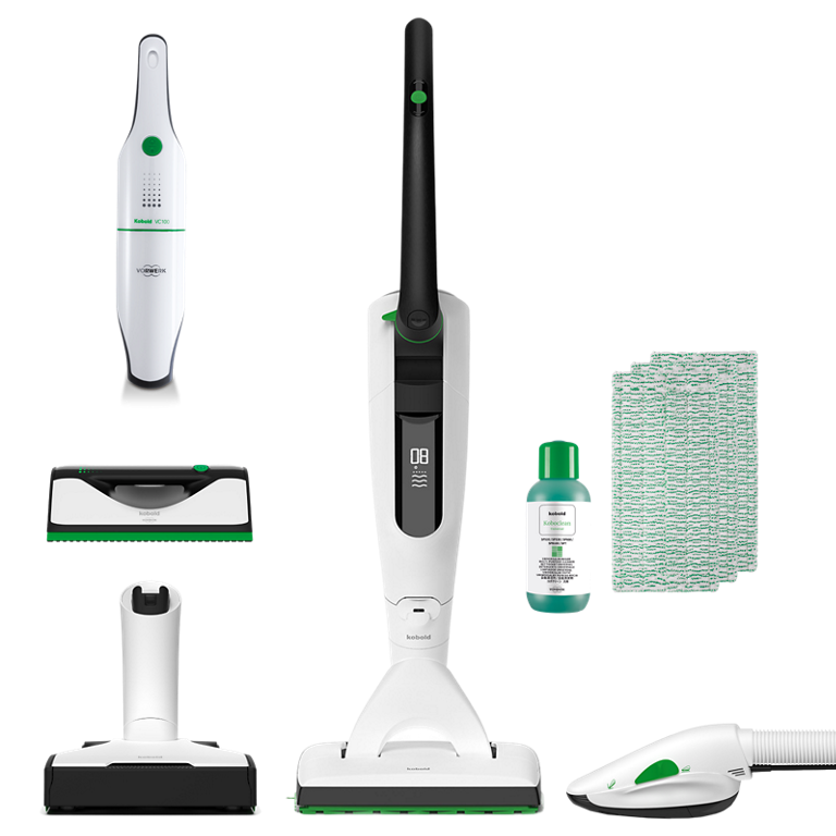 Vorwerk Kobold VK7 Akku-Staubsauger Super-Sommer-Set deluxe plus (U)