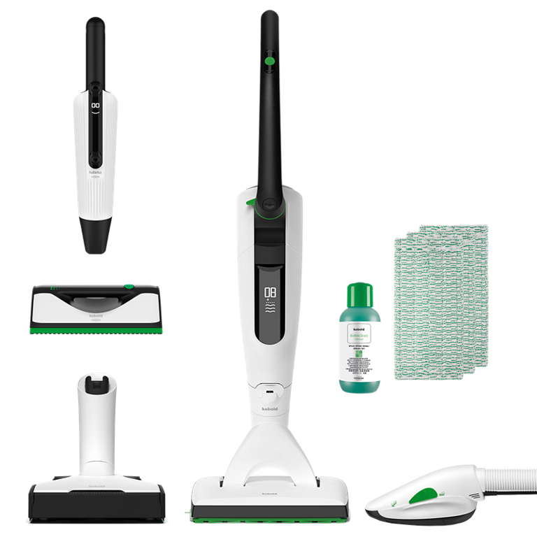 Vorwerk Kobold VK7 Akku-Staubsauger Super-Sommer-Set deluxe plus (U) + VM7
