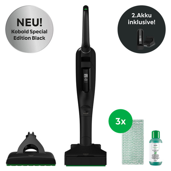 VK7 Akku-Staubsauger & Saugwischer Black (U)