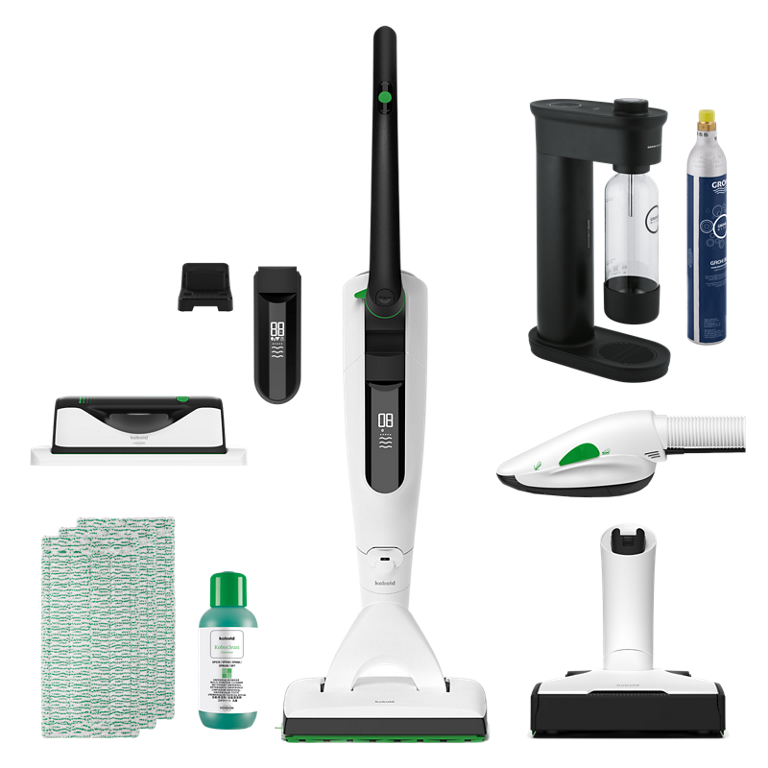 Vorwerk Kobold VK7 Akku-Set deluxe plus White (U) (inkl. GROHE Wassersprudler)