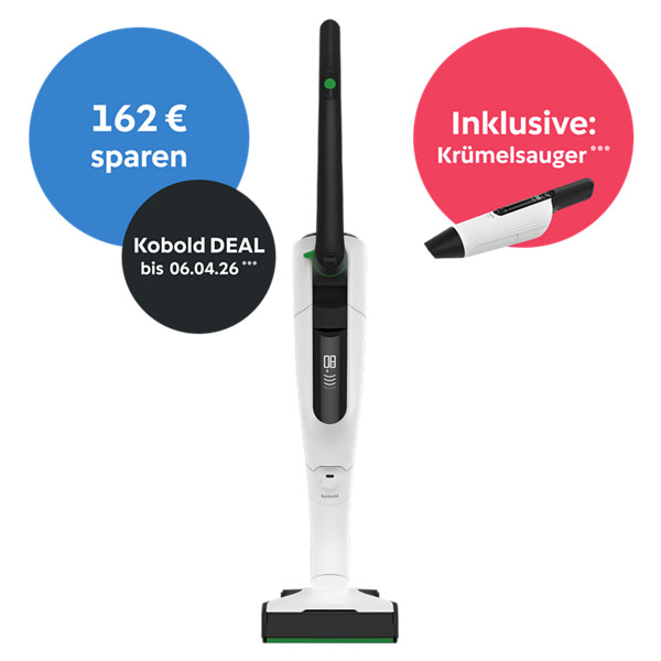 Kobold VK7 Akku-Staubsauger inkl. VM7 Krümelsauger