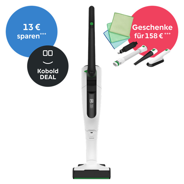 Kobold Akku-Staubsauger mit Elektrobürste