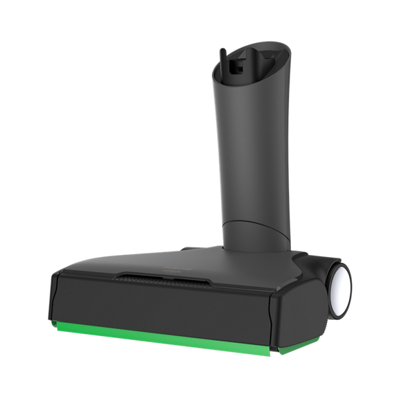 Kobold VK7 EB7 Elektrobürste Special Edition Black als Bodenbürstenaufsatz schräg dargestellt