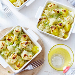 Kartoffel Blumenkohl Gratin