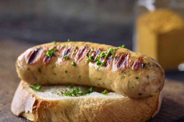 Selbstgemachte Bratwurst