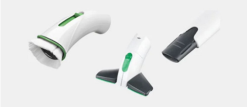 Other accessories such as nozzles for floor cleaning