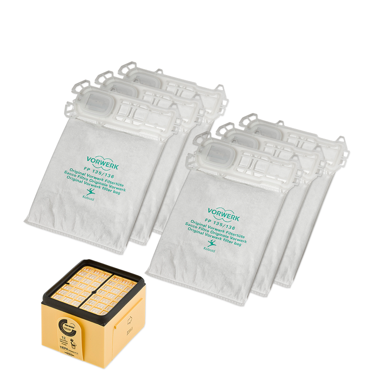 Vorwerk Kobold VK135/136 Filterset