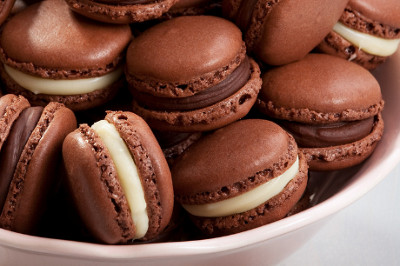 Macarons de chocolate