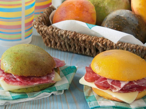 Sandwich colorati