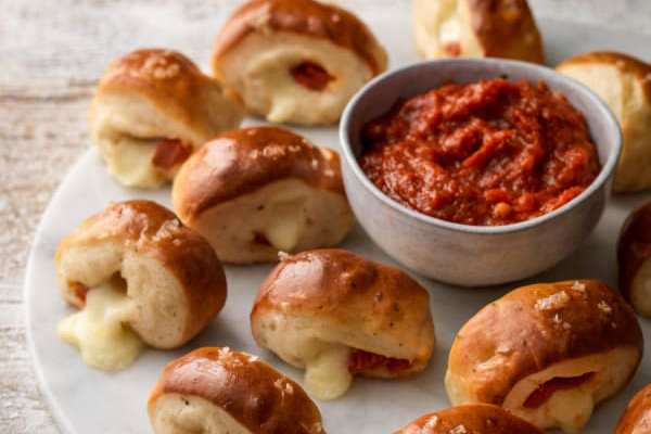 Mozzarella-Salami-Happen