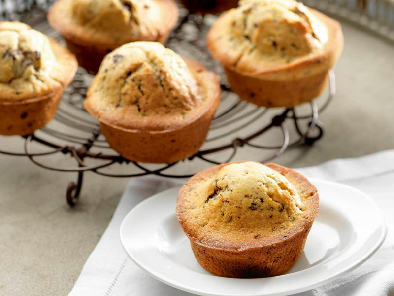 Muffin con gocce di cioccolato