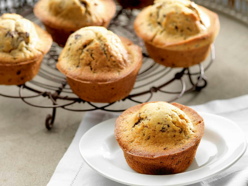 Muffin con gocce di cioccolato