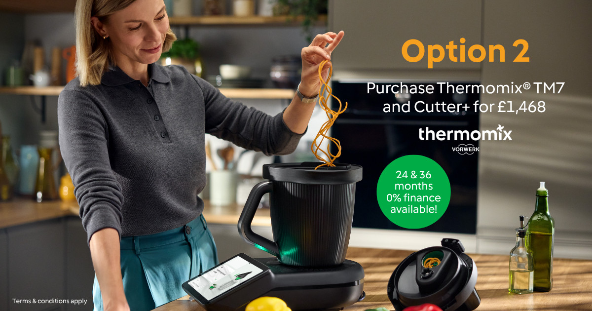 Thermomix TM7 with Cutter Plus accessory promotional bundle